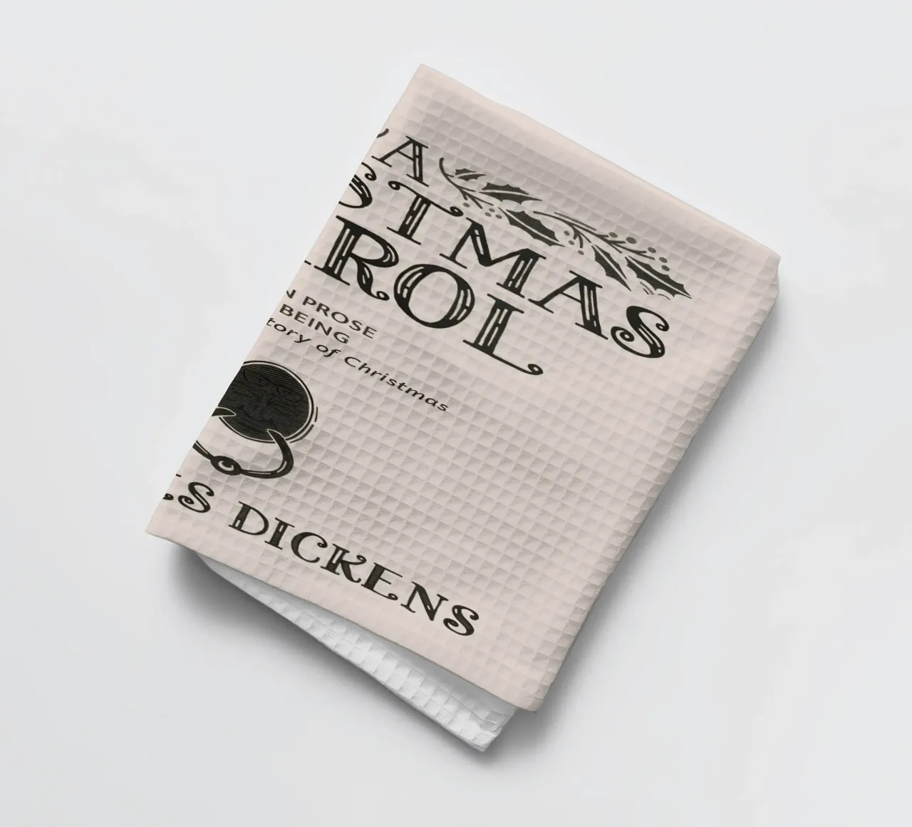 Un canto di Natale - Copertina del libro classico di Dickens canovaccio da cucina da ClubArt