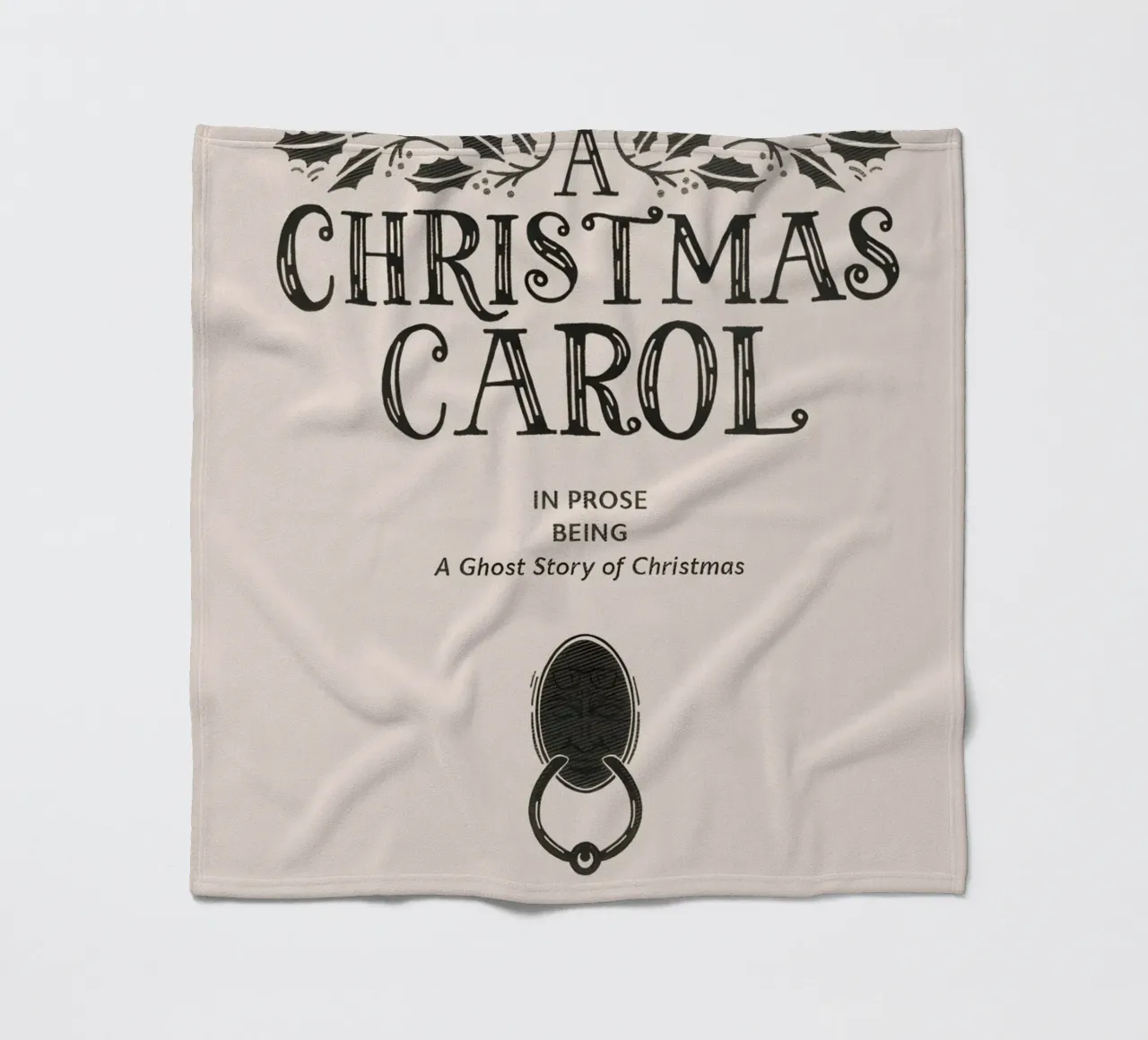 Un canto di Natale - Copertina del libro classico di Dickens coperta in pile da ClubArt
