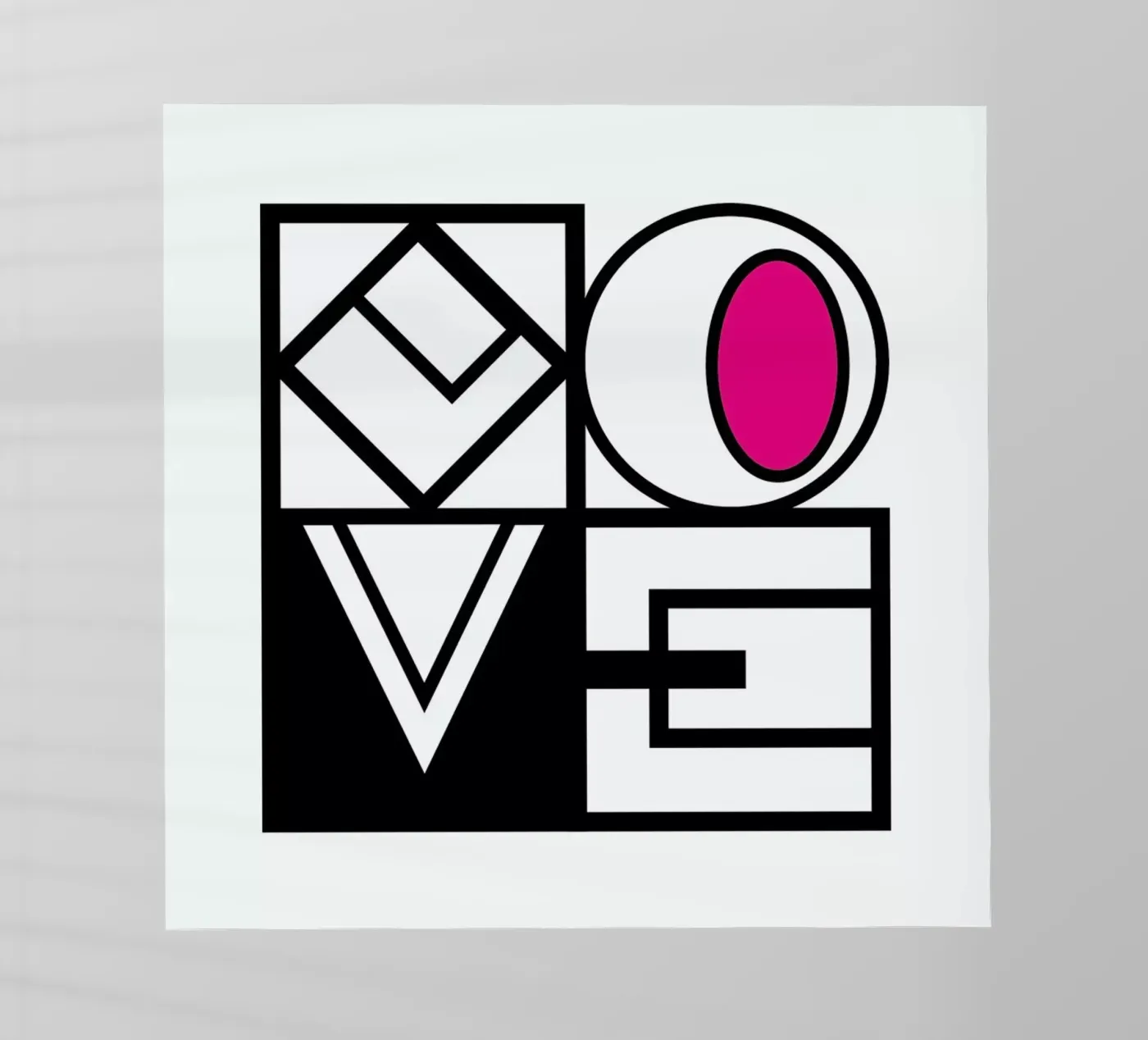 LOVE pellicola backlit da Metron