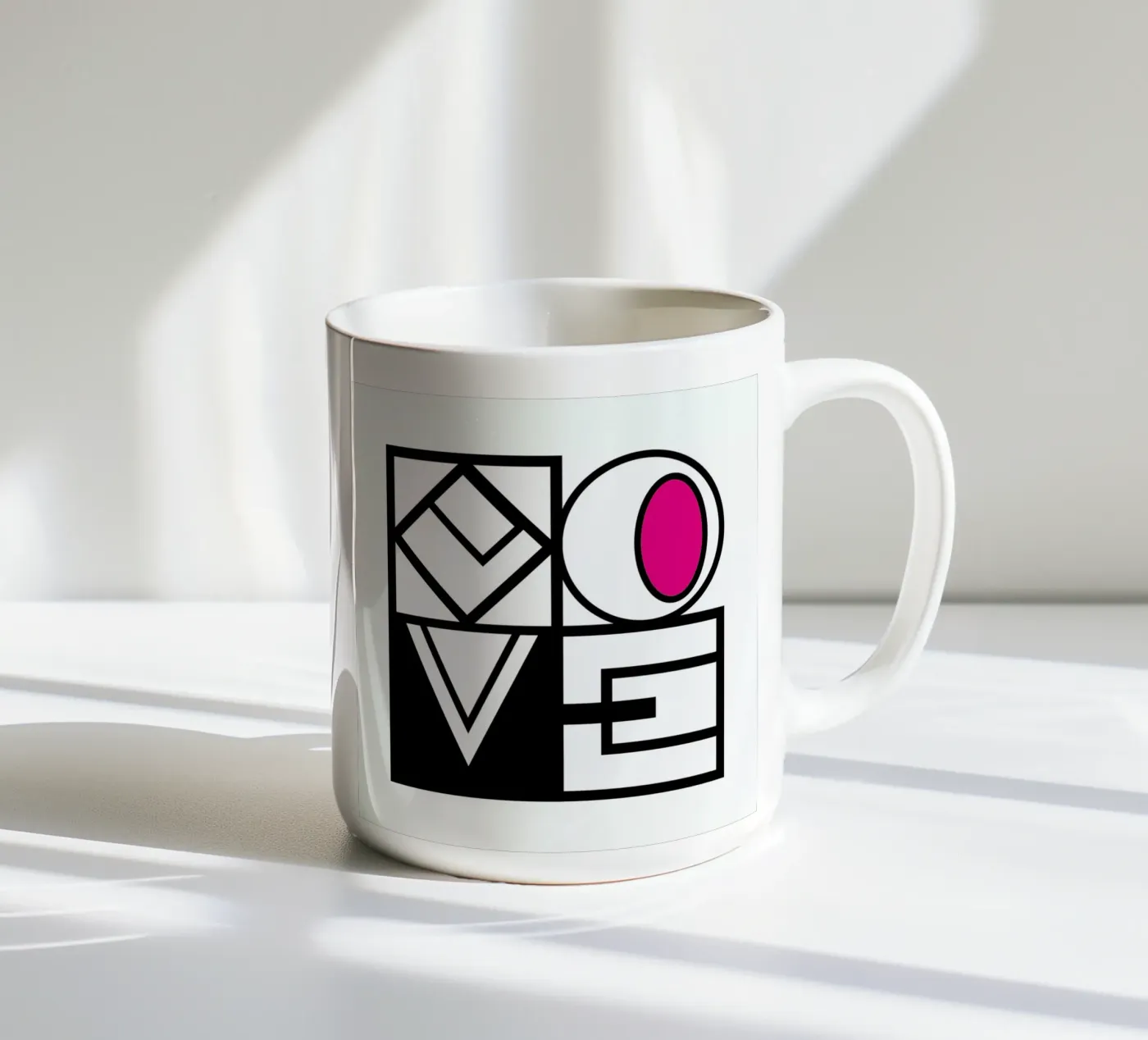 LOVE ceramic mug by Metron