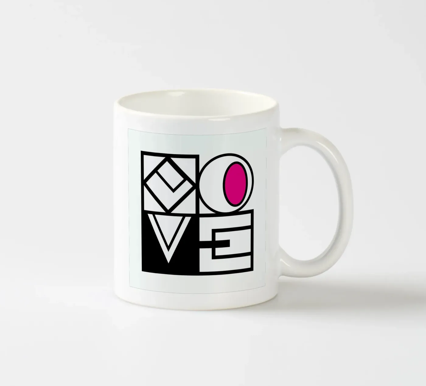 LOVE ceramic mug by Metron