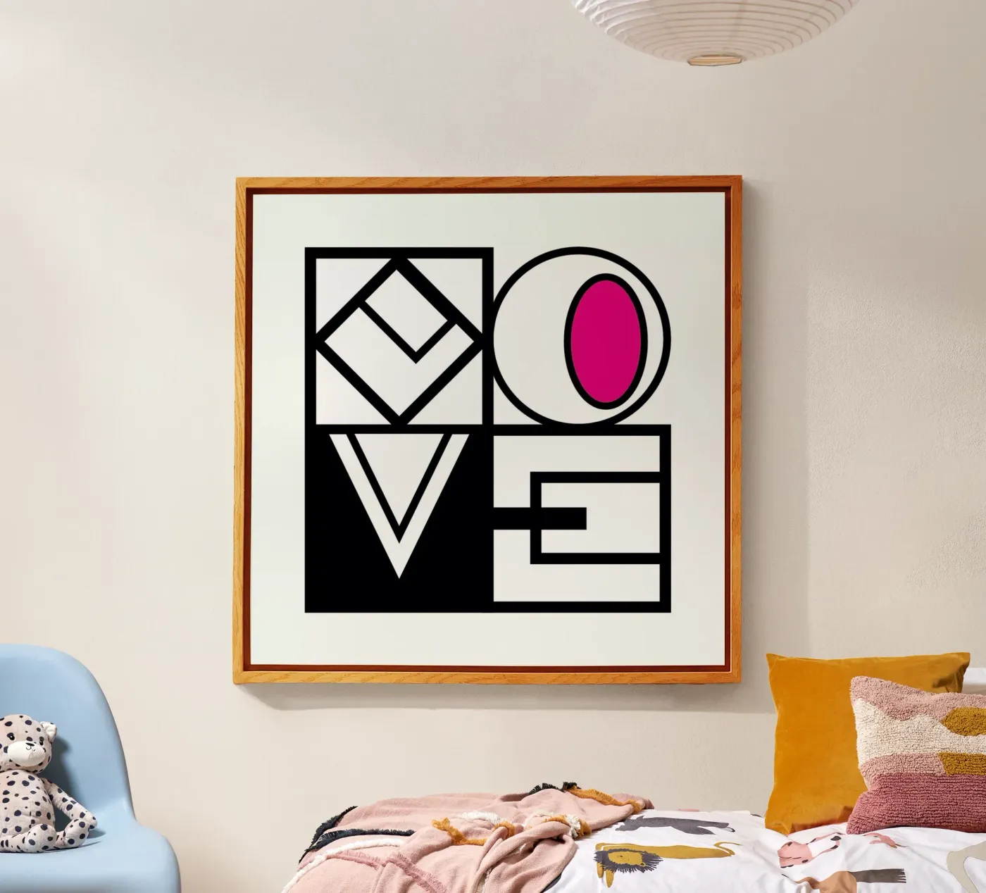 LOVE acrylic glass by Metron