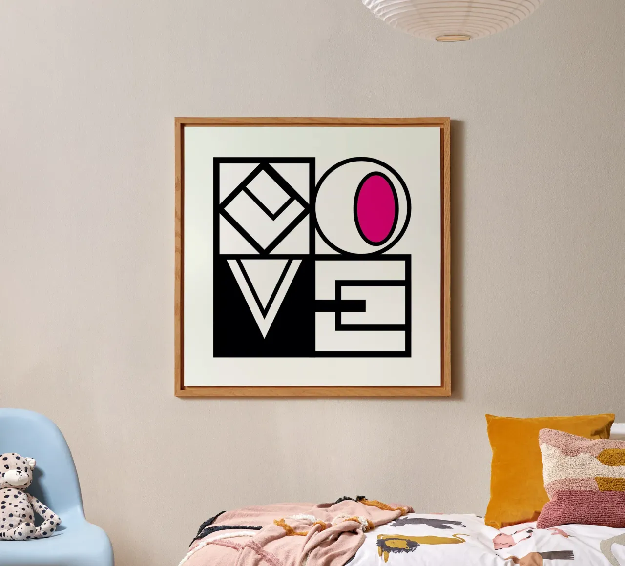LOVE alu-dibond by Metron