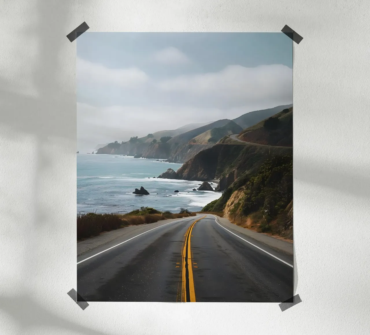Droomlandschap Californië hahnemühle van Wanderlust Vibes
