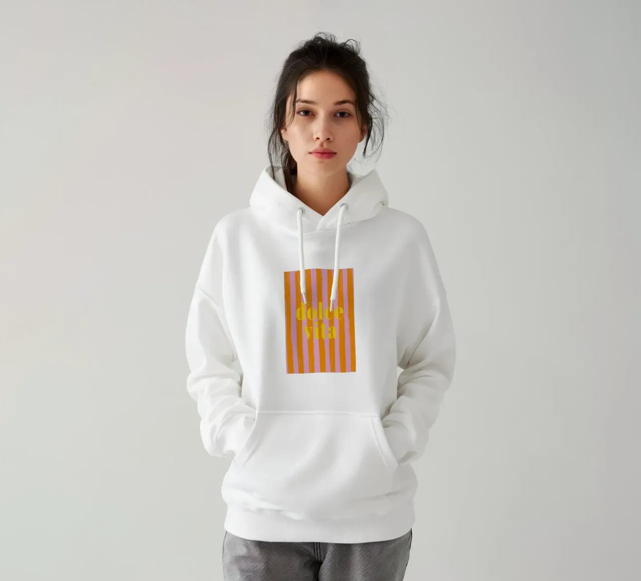 Dolce Vita - A Strisce felpa con cappuccio da pierosvisuals
