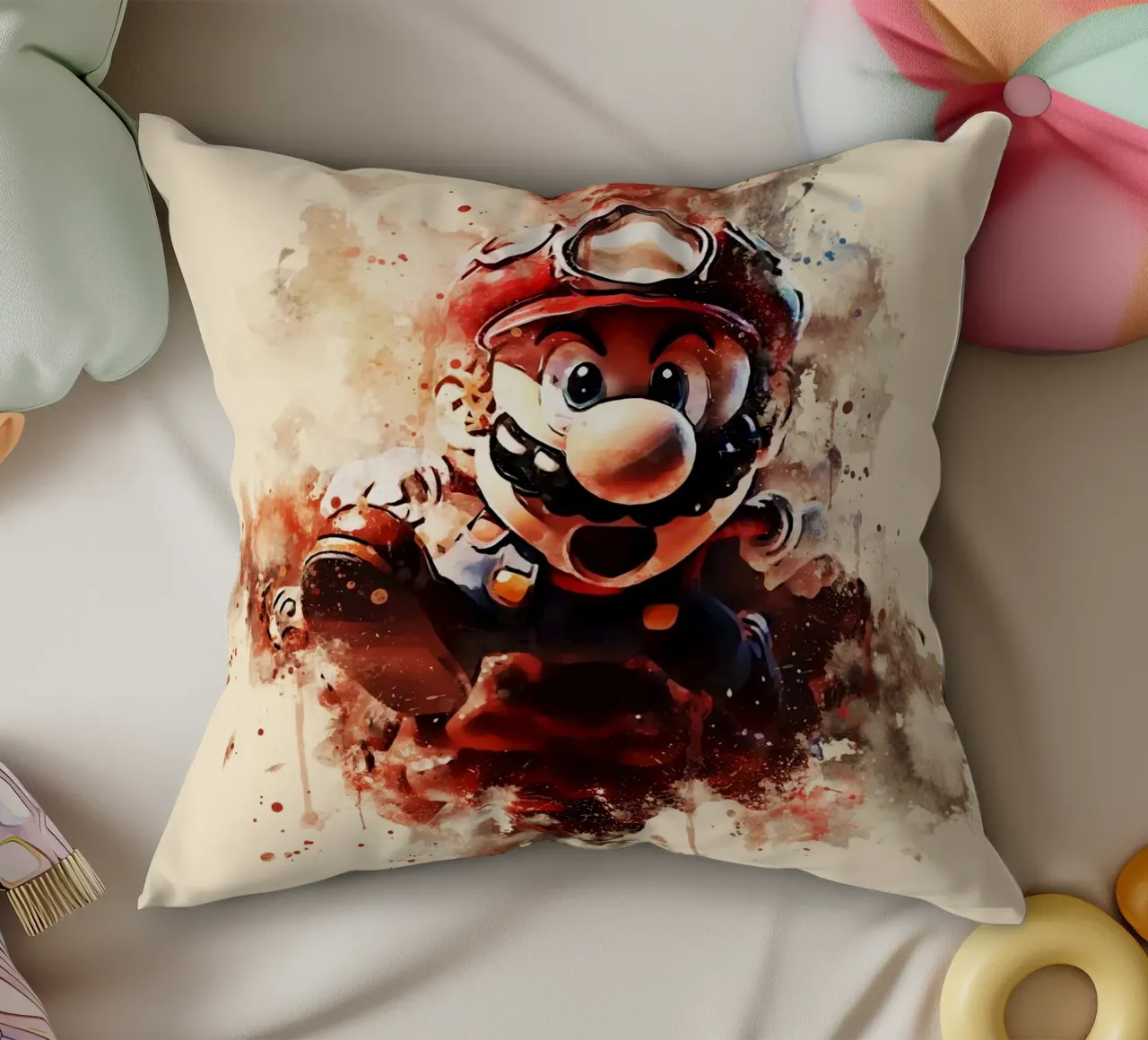 mario bross cuscino da ontoseno