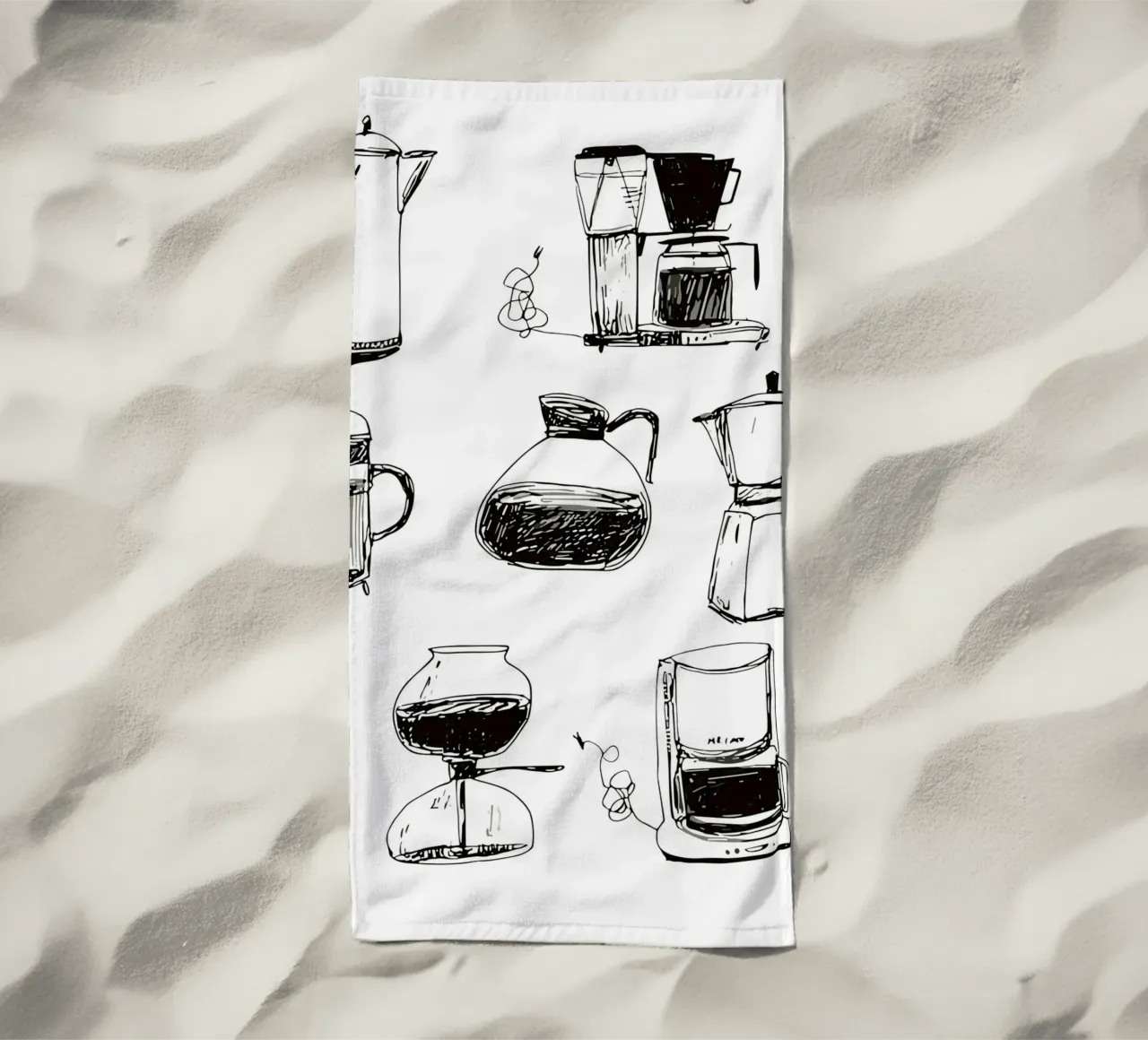 collection of drawn coffee telo mare da ramosashop