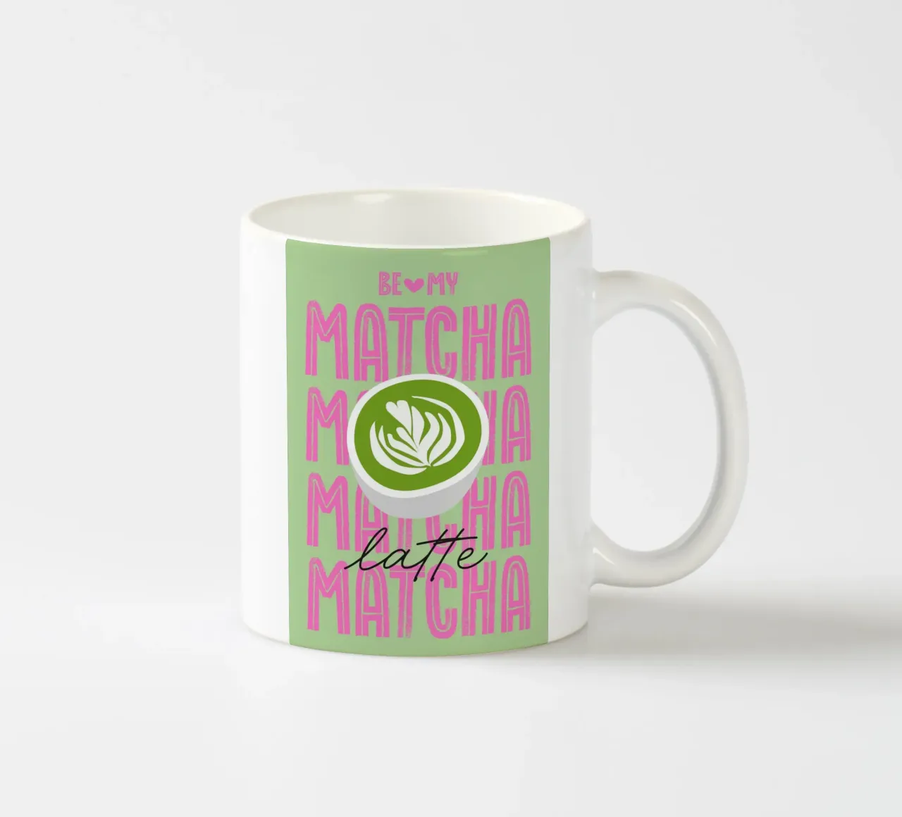 Be my matcha tazza in ceramica da Fraysein Design