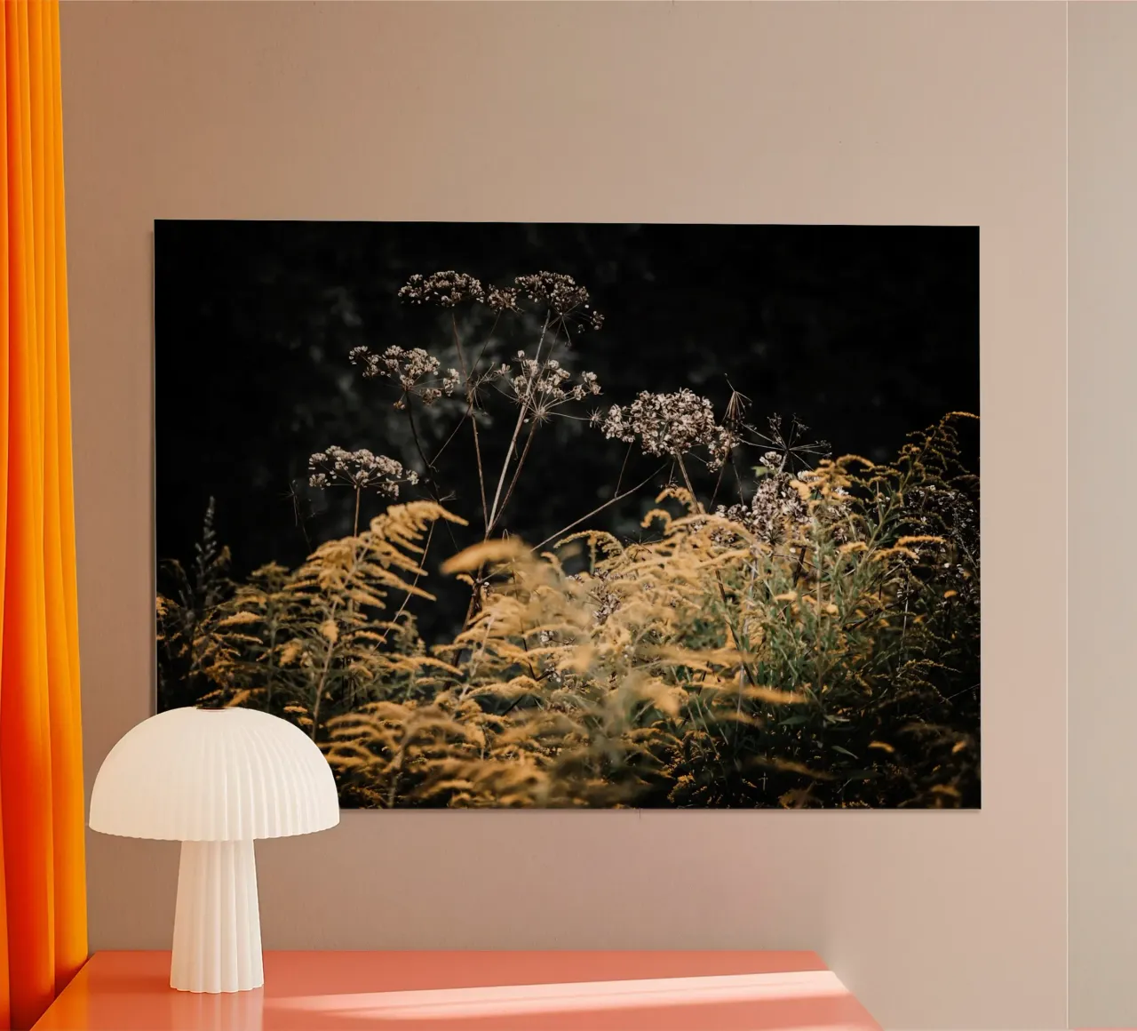 L'oro del passaggio poster con telaio in legno da Justyna Jaszke JBJart
