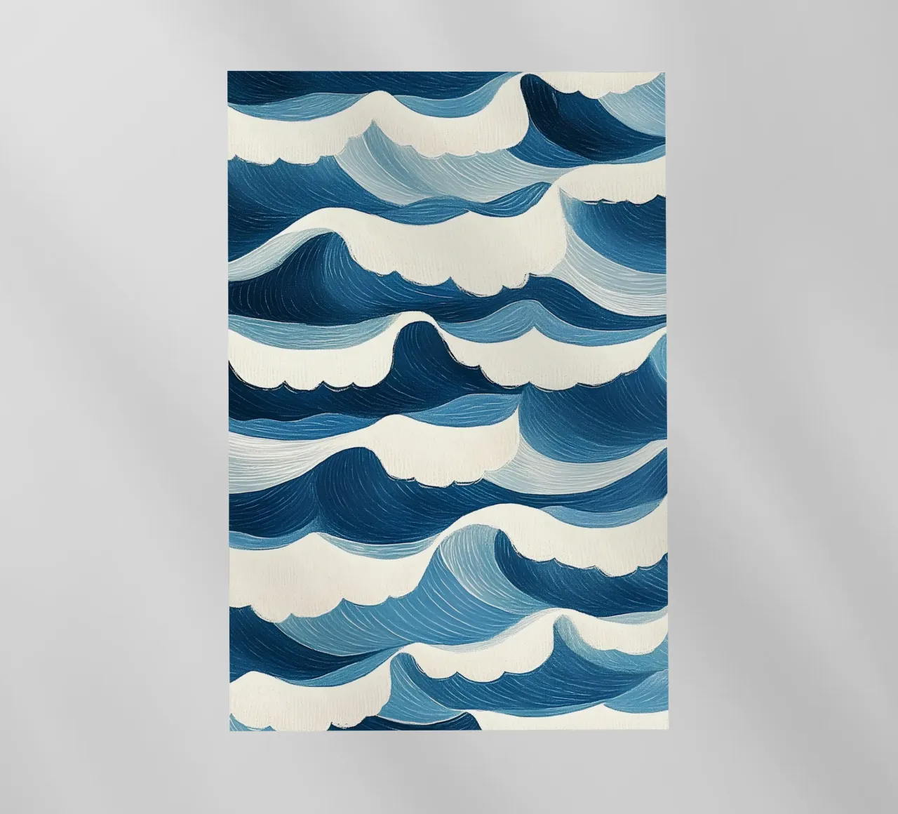 Onde dell'oceano pellicola backlit da Curious Canvas