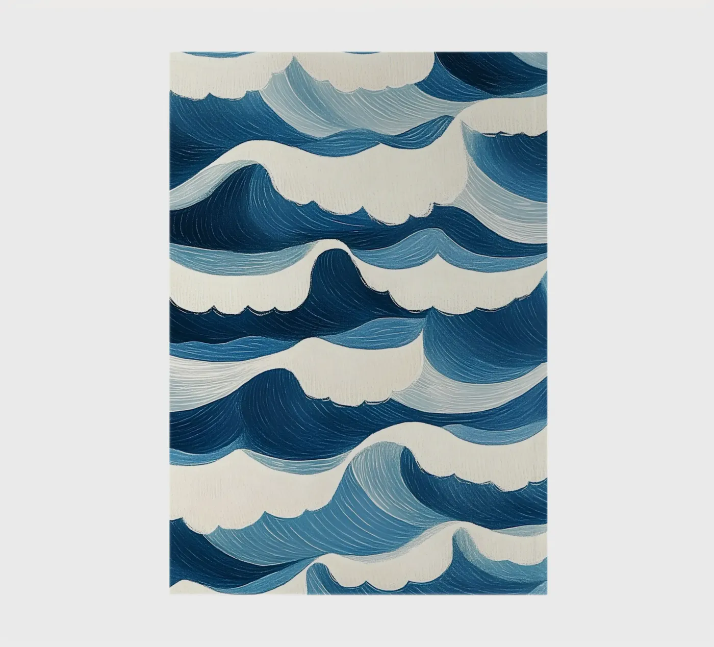Ocean waves notebook by Curious Canvas