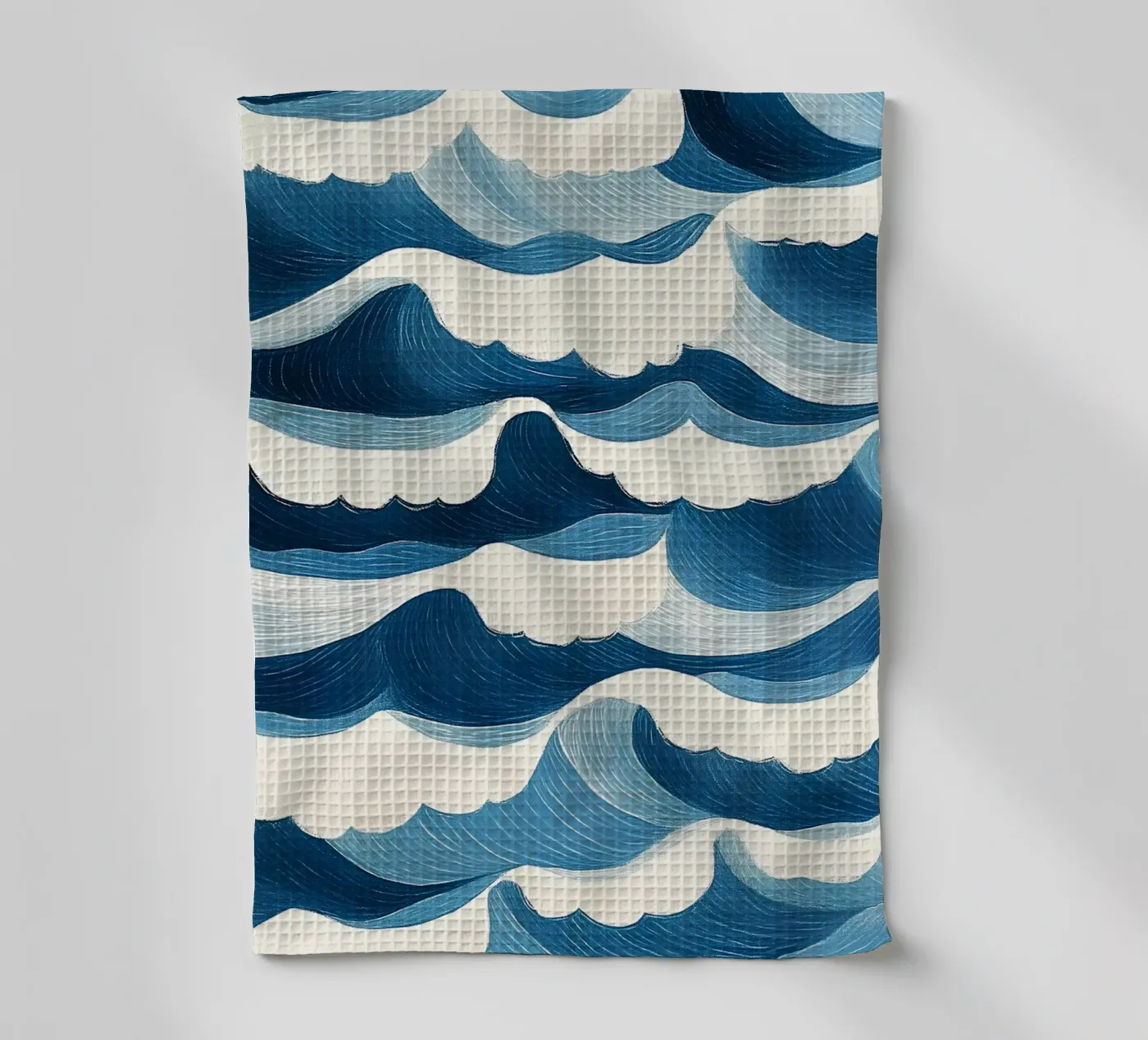 Meereswellen Geschirrtuch von Curious Canvas