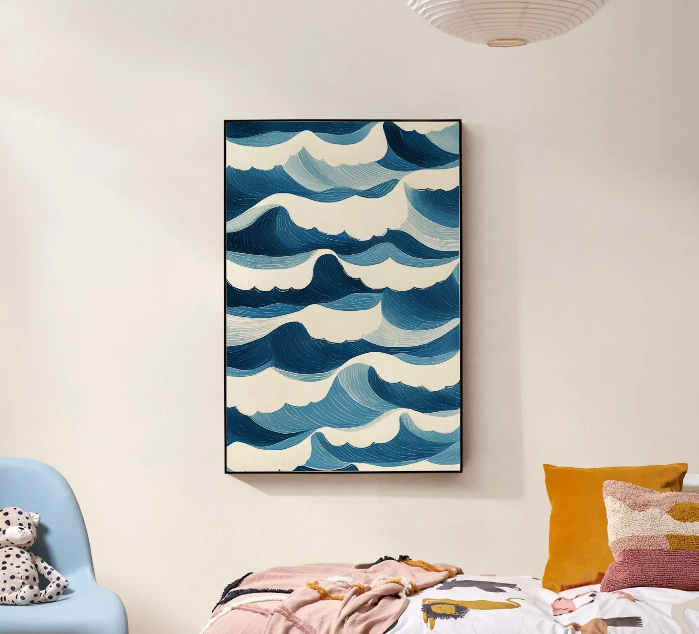 Onde dell'oceano plexiglass da Curious Canvas