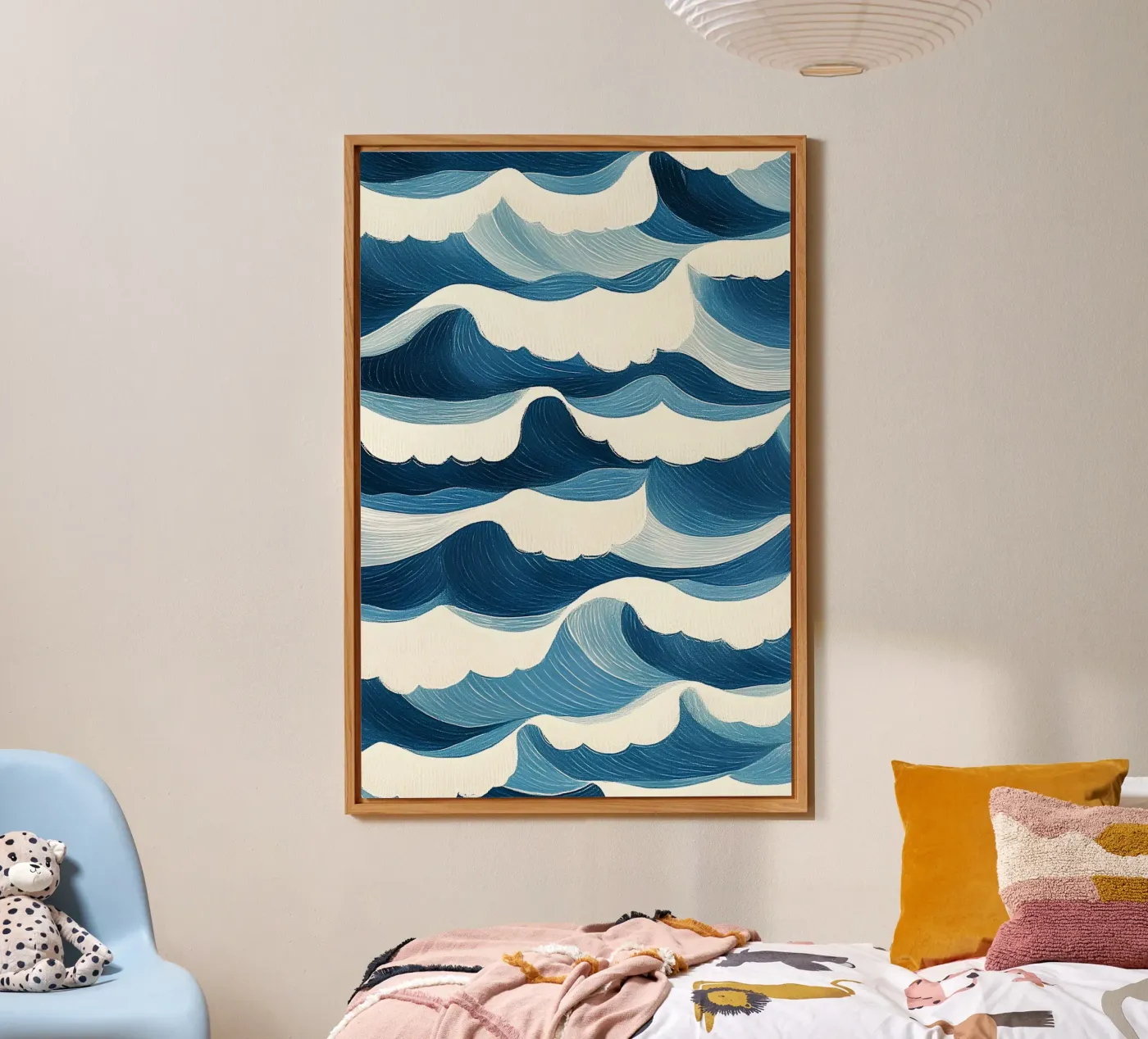 Ocean waves forex plate by Curious Canvas