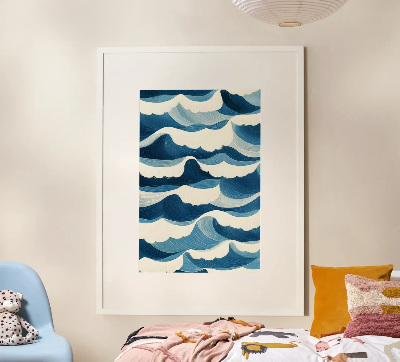 Ocean waves poster by Curious Canvas