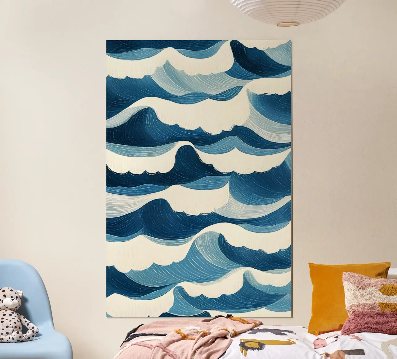 Ocean waves poster by Curious Canvas