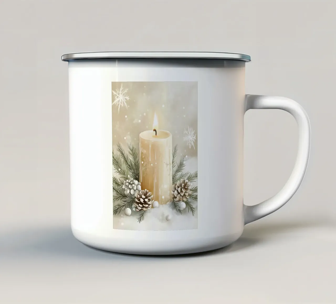 Here are the elements you requested for the image of the po enamel mug by ClubArt