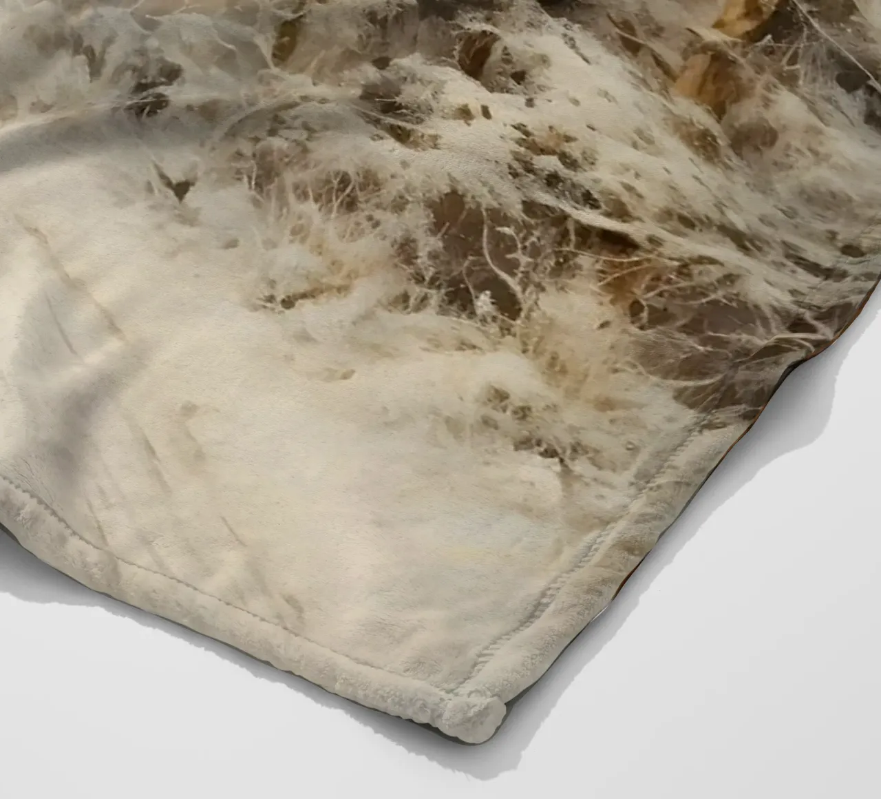 Winding Snowy Path - Enchanting Winter Forest Art fleece blanket by ClubArt