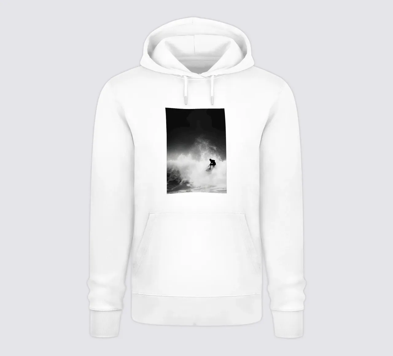 Ocean Grit – Fine Art Surf Photography Print felpa con cappuccio da Vela Luna