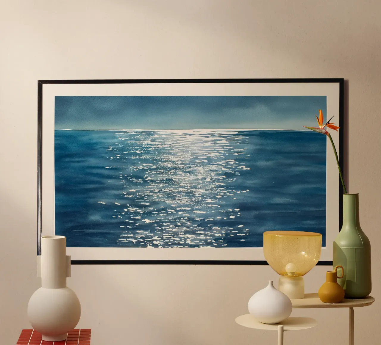 Licht in der Tiefe Poster von Matthias Keller Studio