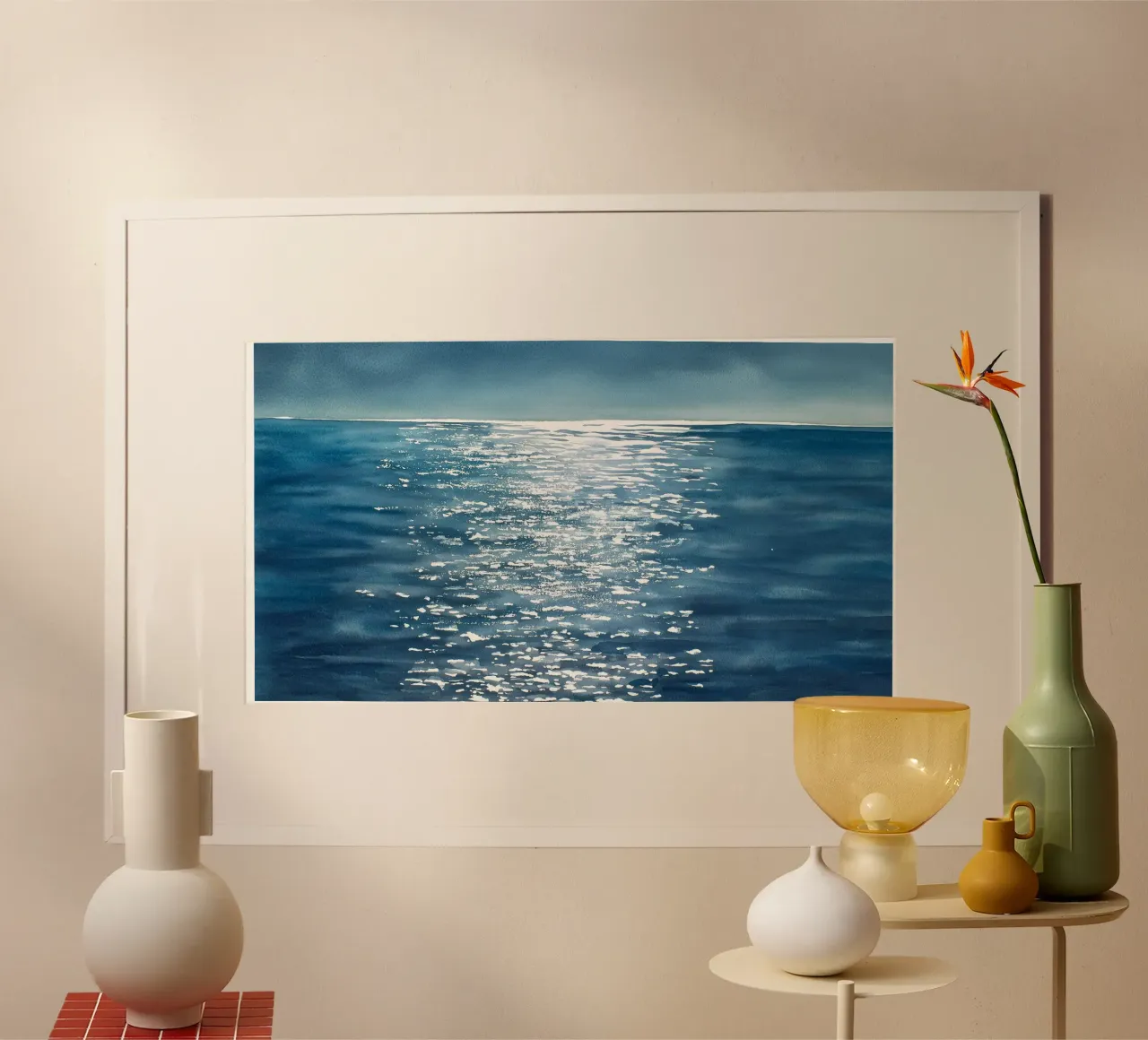 Licht in der Tiefe Poster von Matthias Keller Studio