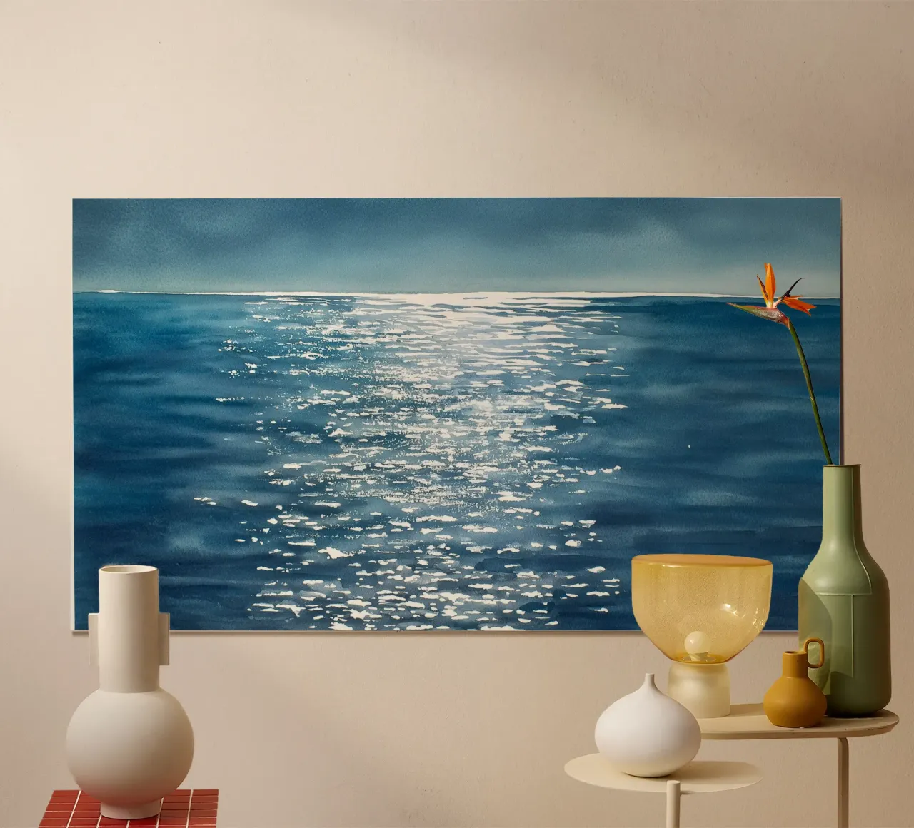 Licht in der Tiefe Poster von Matthias Keller Studio