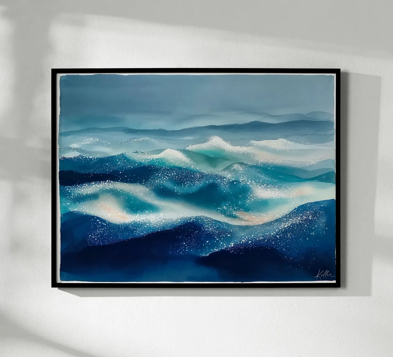 Das Meer erinnert sich an das Mondlicht Hahnemühle von Matthias Keller Studio