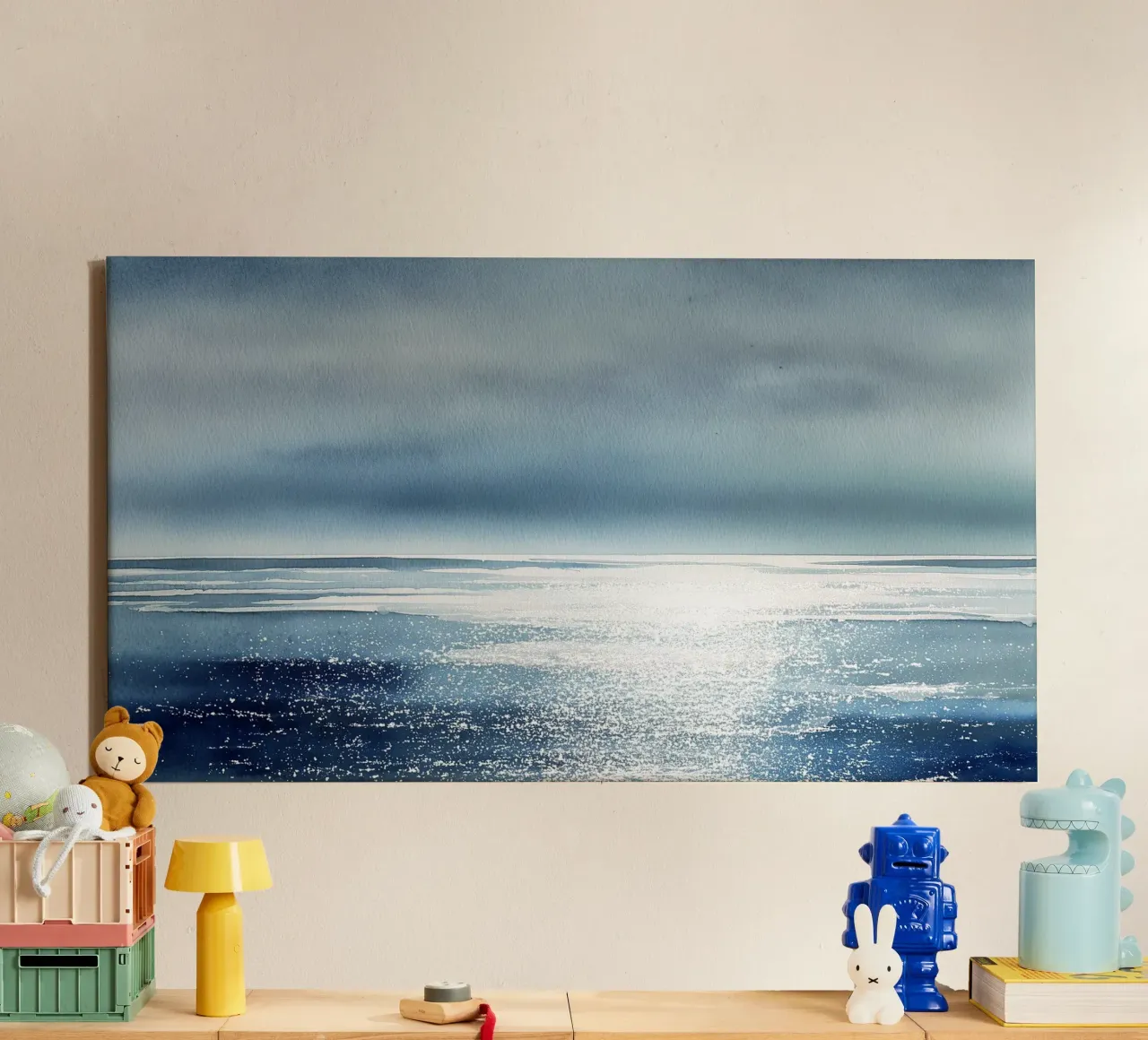 The Silence That Follows Light canvas with Floater frame by Matthias Keller Studio