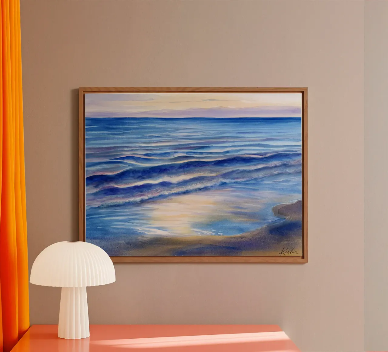 Dove la luce tocca la riva alluminio dibond da Matthias Keller Studio