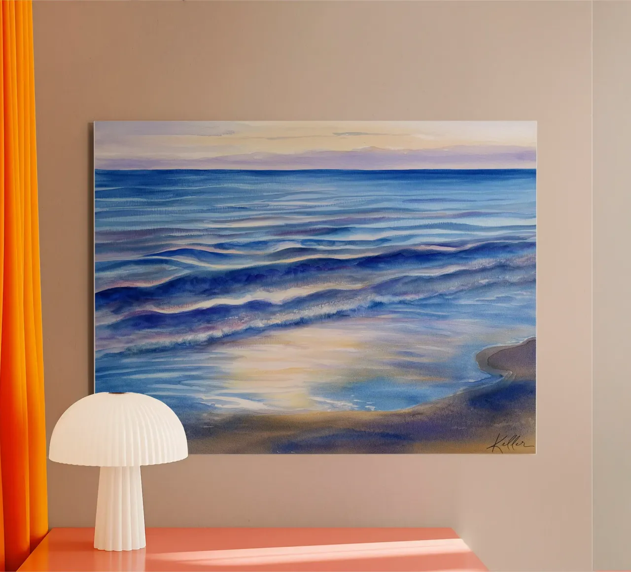 Dove la luce tocca la riva alluminio dibond da Matthias Keller Studio