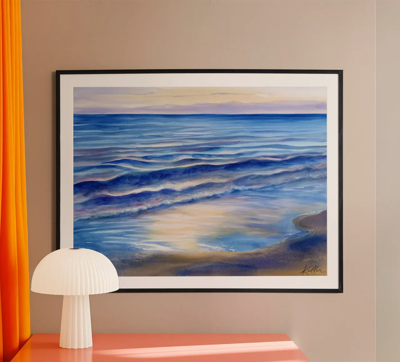 Dove la luce tocca la riva carta hahnemühle da Matthias Keller Studio