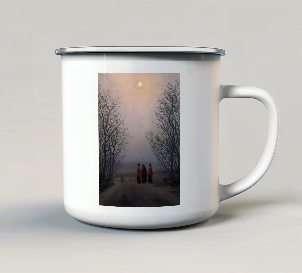 Mattina di Pasqua tazza in smalto da shoplena