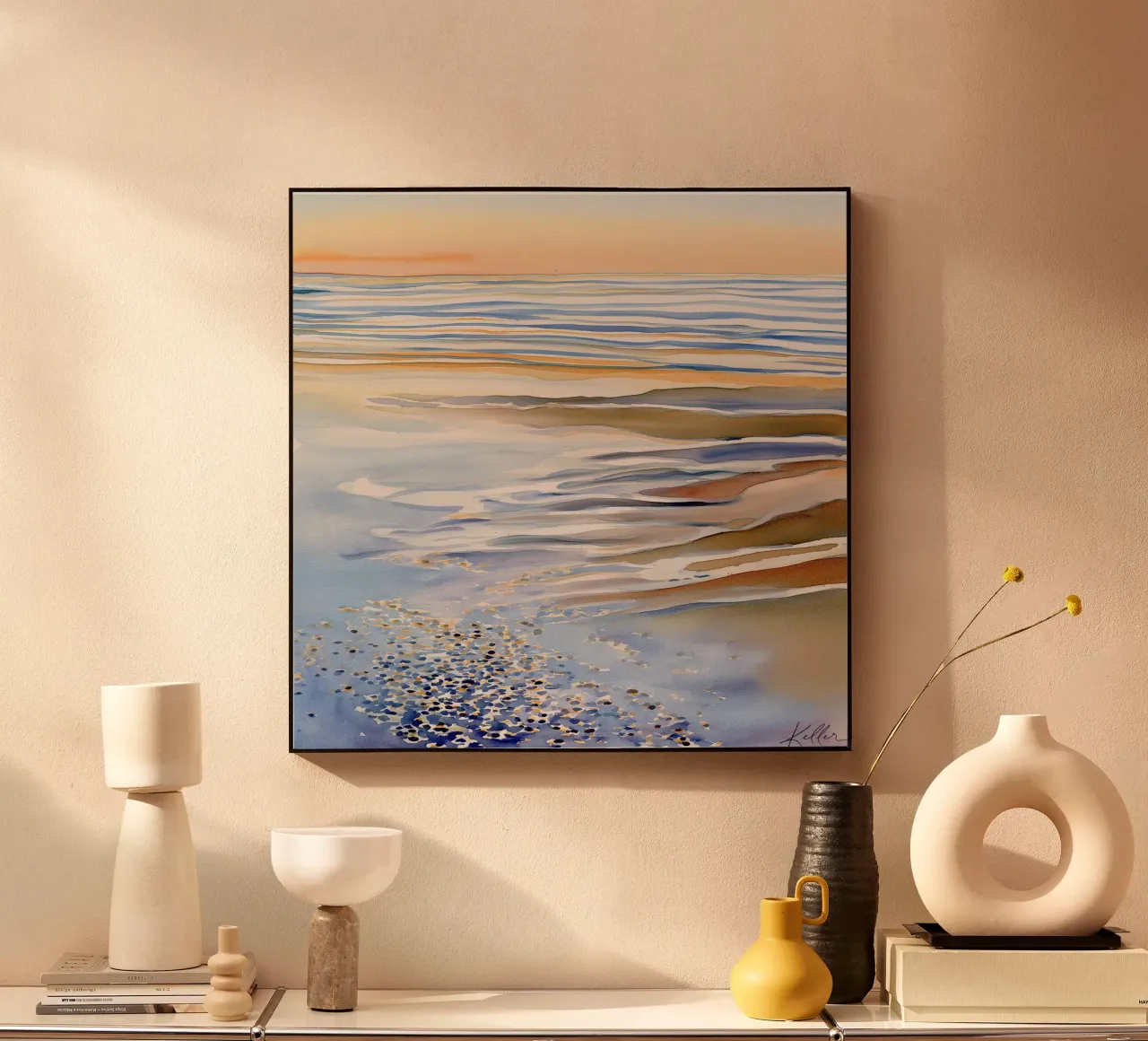 Dove l'oceano si ferma a respirare alluminio dibond da Matthias Keller Studio