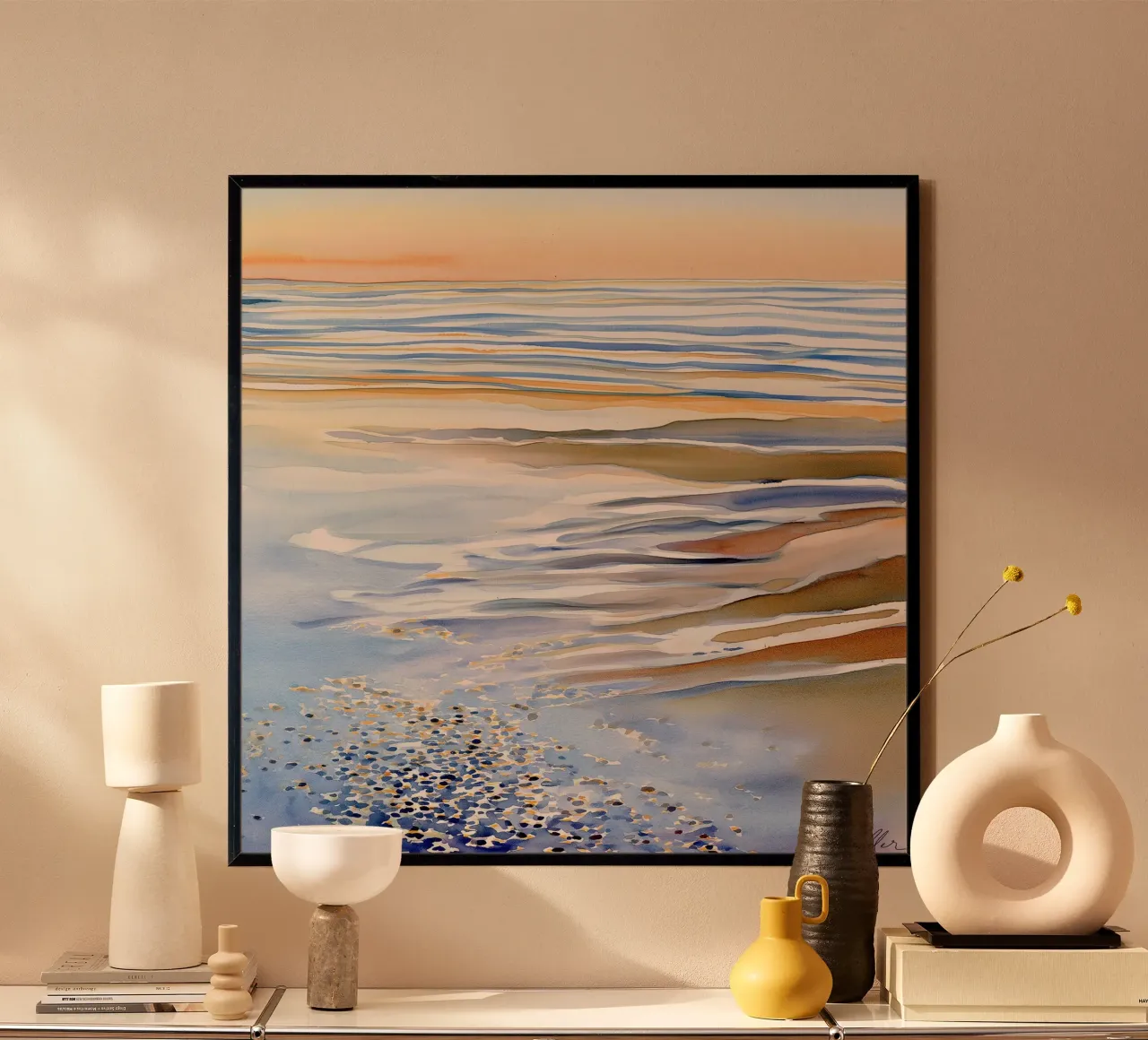 Dove l'oceano si ferma a respirare carta hahnemühle da Matthias Keller Studio