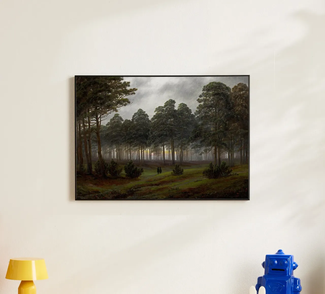 Sera - Caspar David Friedrich alluminio dibond da shoplena