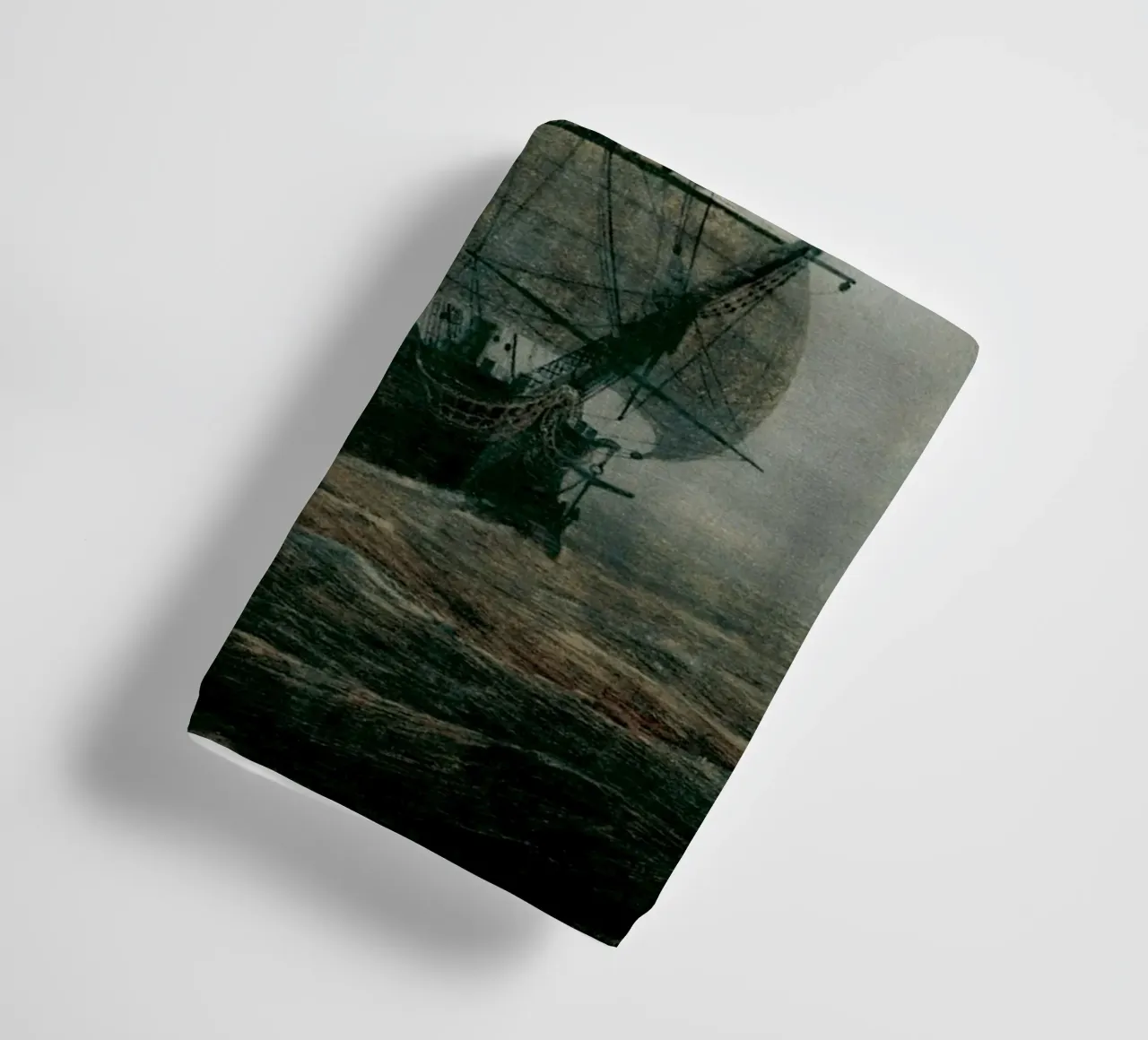Sailing ship in the fog - Caspar David Friedrich towel by shoplena