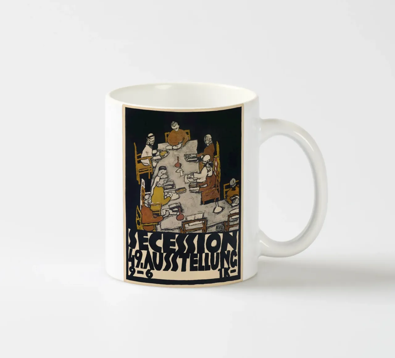 Secessione 49. Mostra, 1918 - Egon Schiele tazza in ceramica da hannajaart