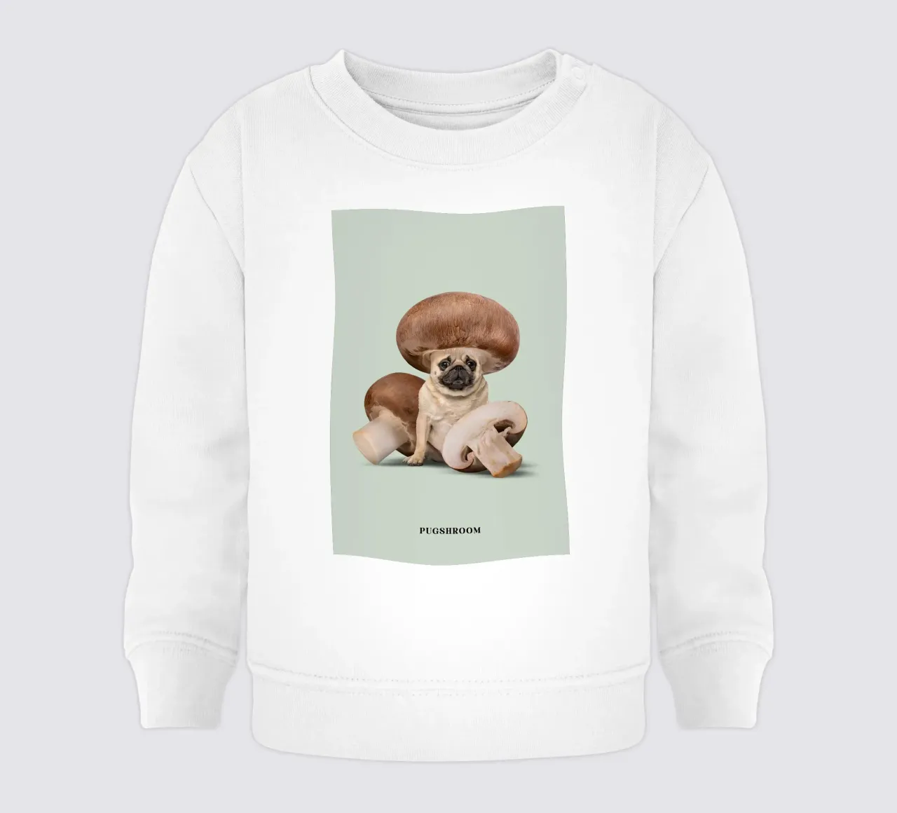 Pugshroom - Jonas Loose felpa neonato da shaw post