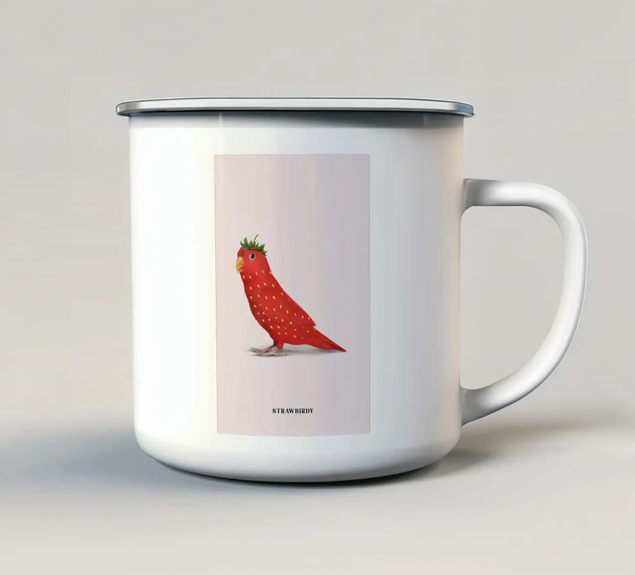 Strawbirdy - Jonas Loose tazza in smalto da shaw post