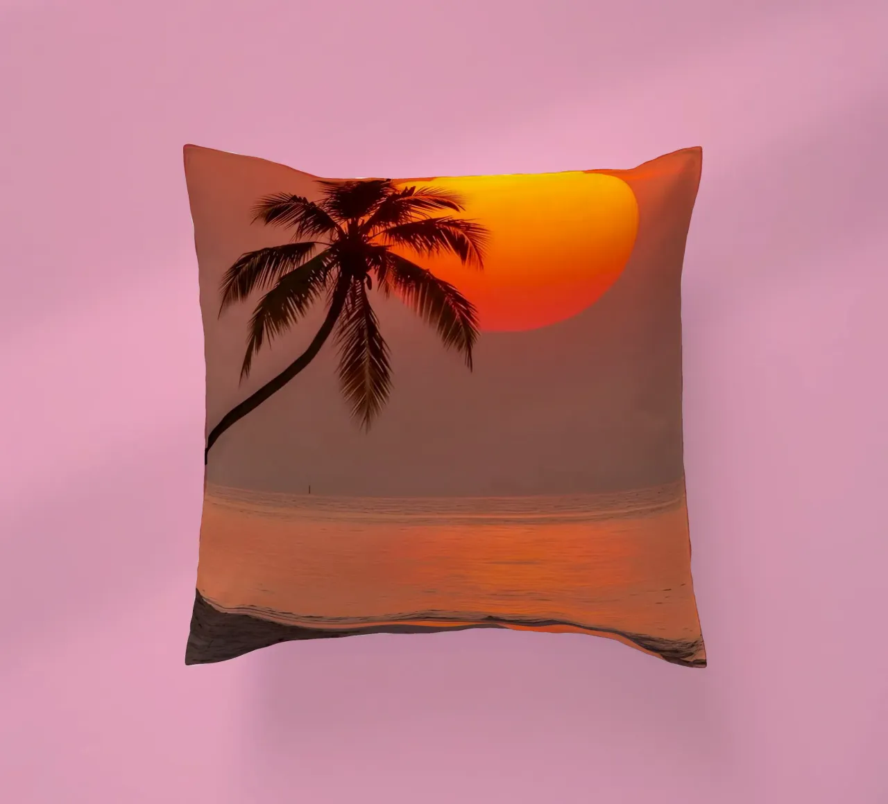 Bagliore del tramonto tropicale cuscino da luxi&lace