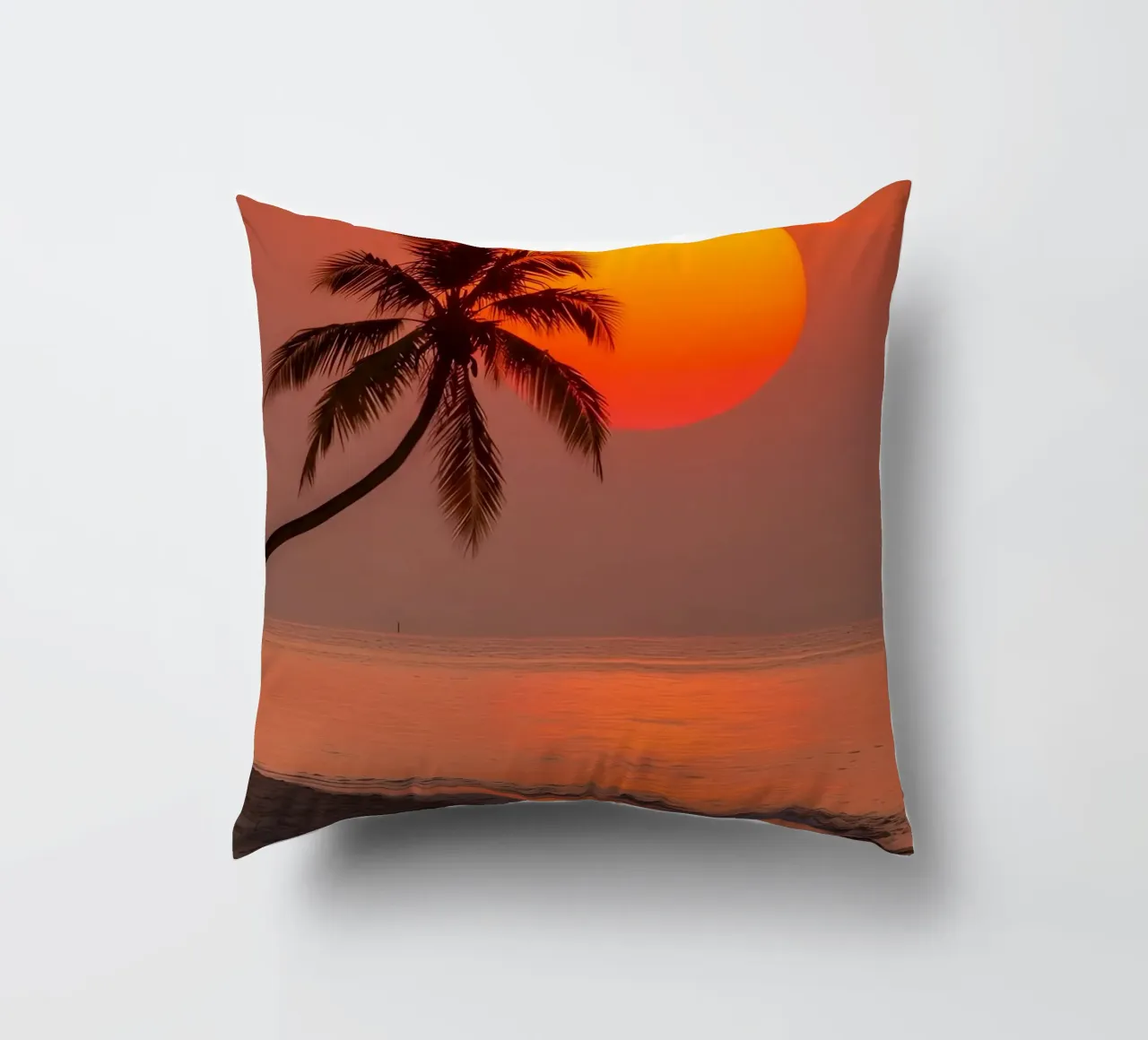 Bagliore del tramonto tropicale cuscino da luxi&lace