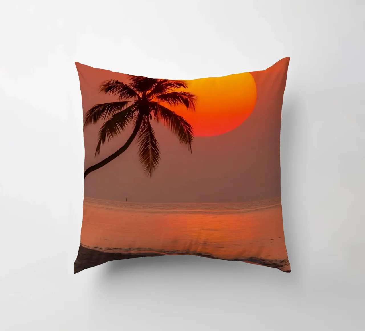 Bagliore del tramonto tropicale cuscino da luxi&lace