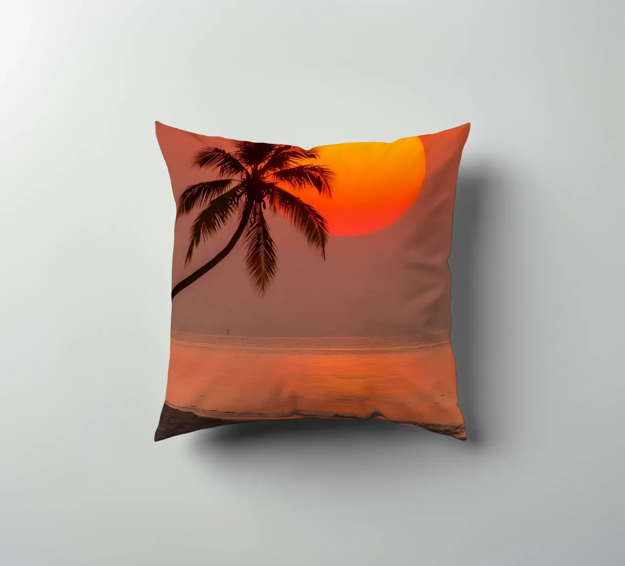 Bagliore del tramonto tropicale cuscino da luxi&lace