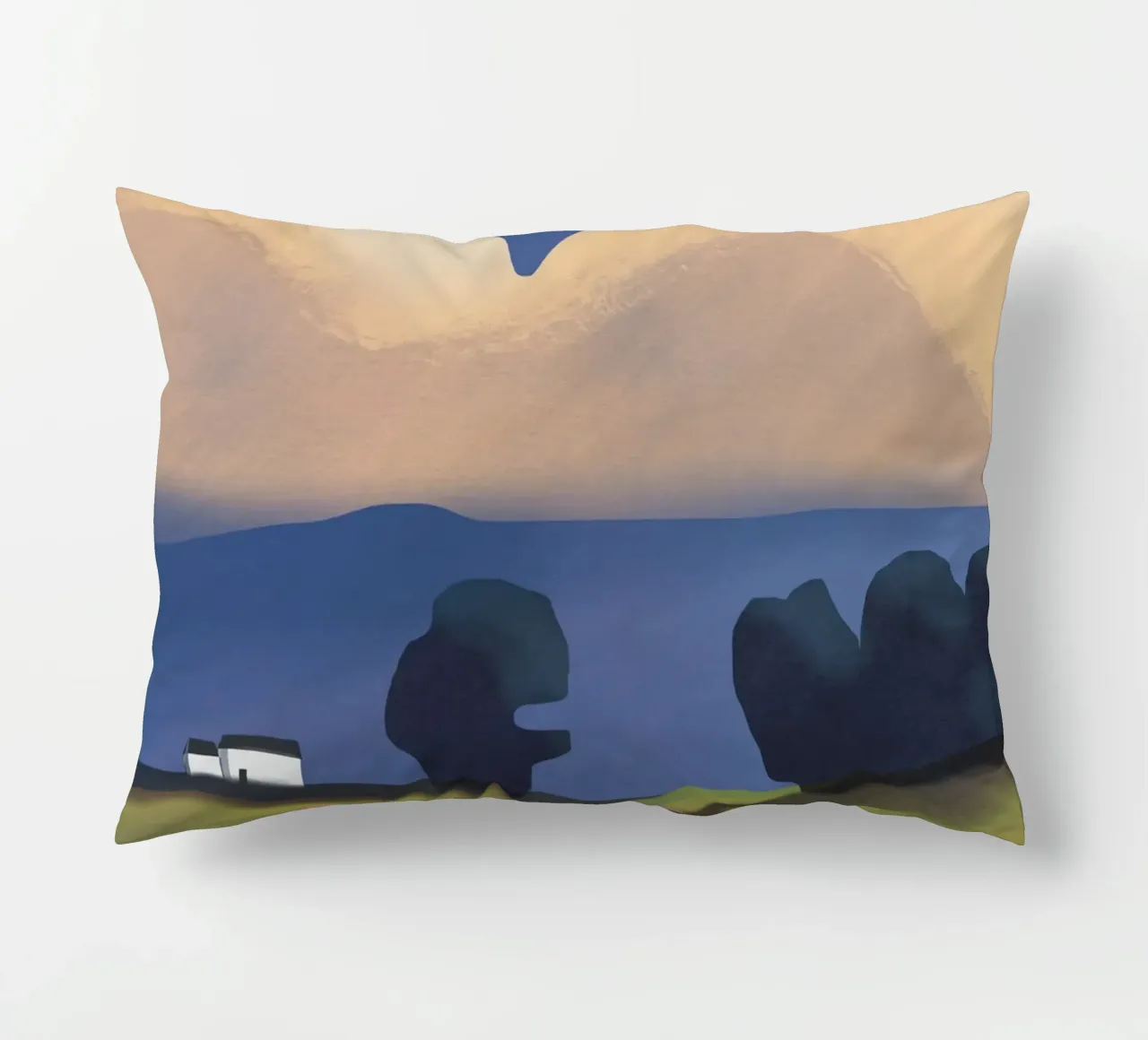 Heavy rain decorative cushion by Little Dean