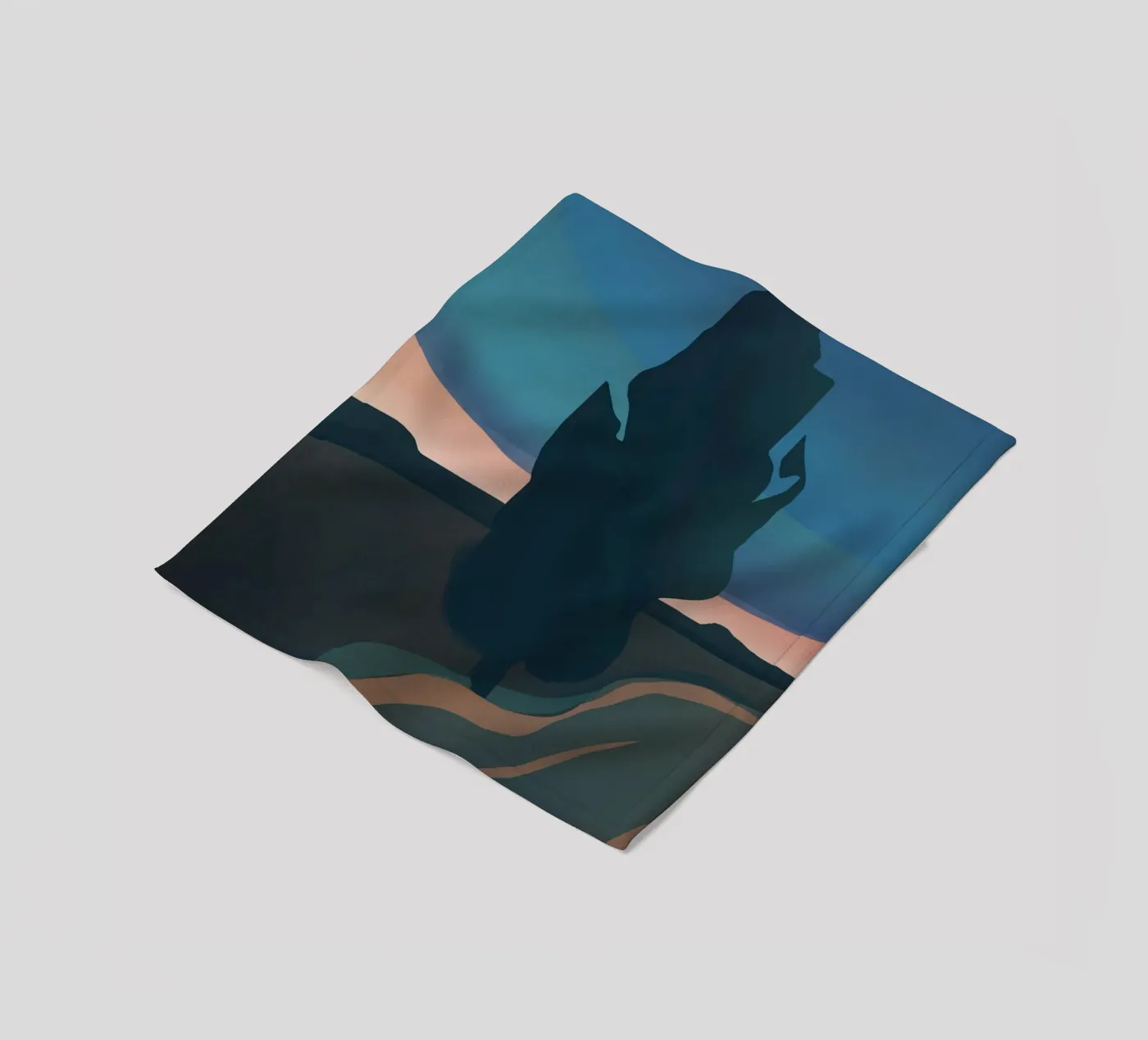 Abendbaum Fleecedecke von Little Dean