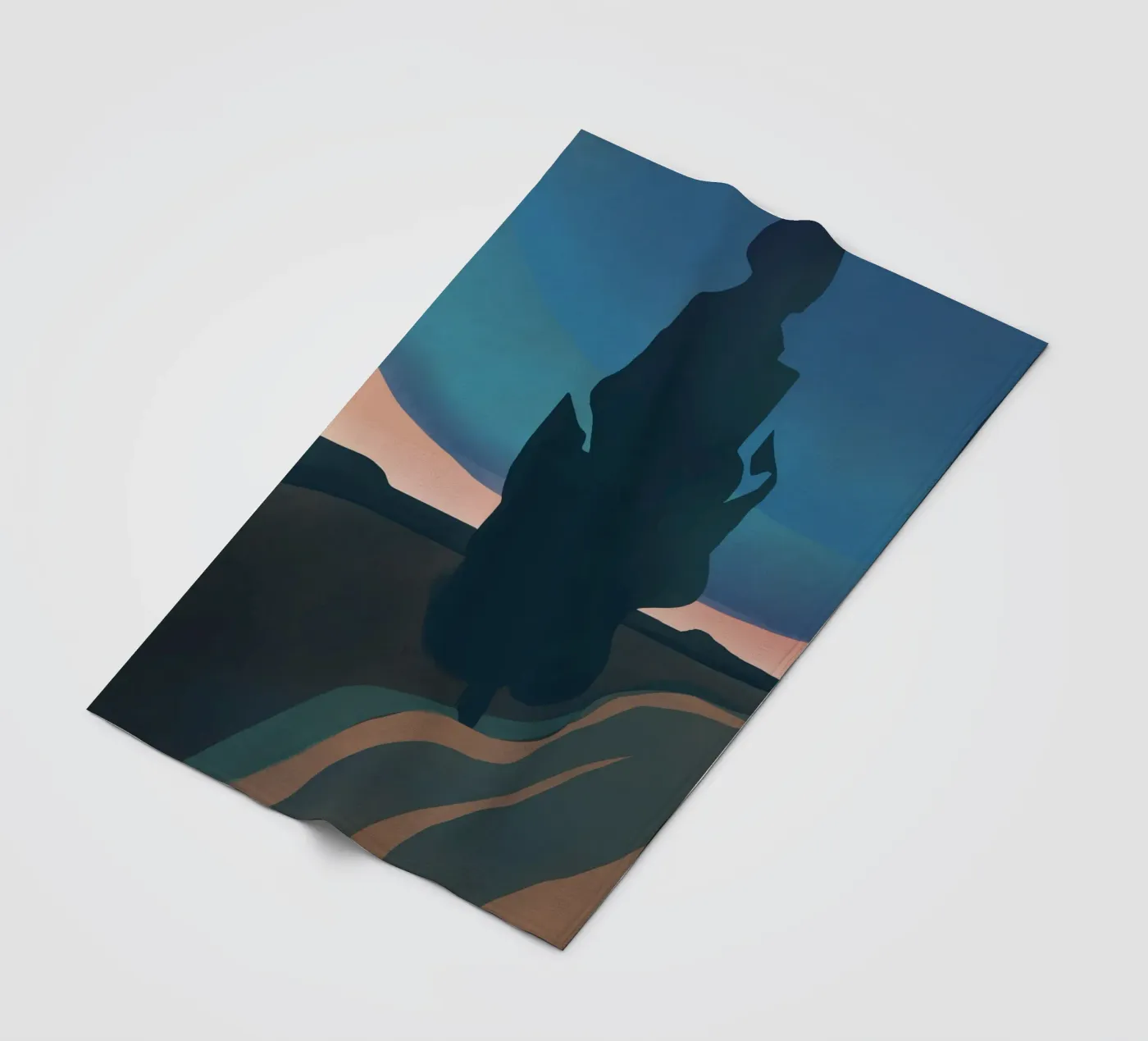 Abendbaum Fleecedecke von Little Dean