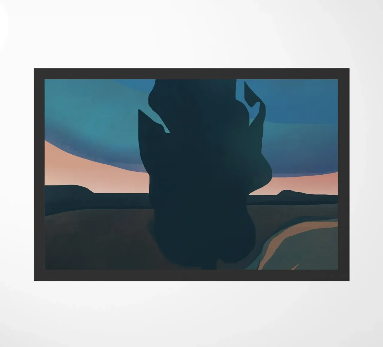 Evening Tree doormat by Little Dean