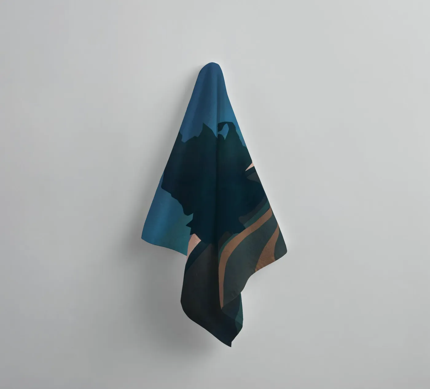 Abendbaum Handtuch von Little Dean