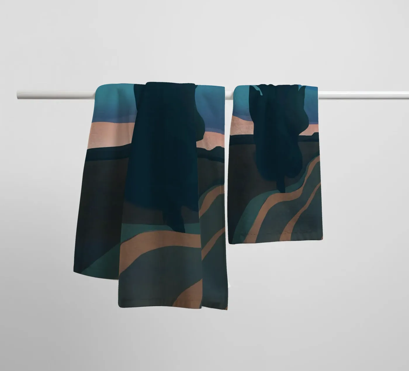 Abendbaum Handtuch von Little Dean