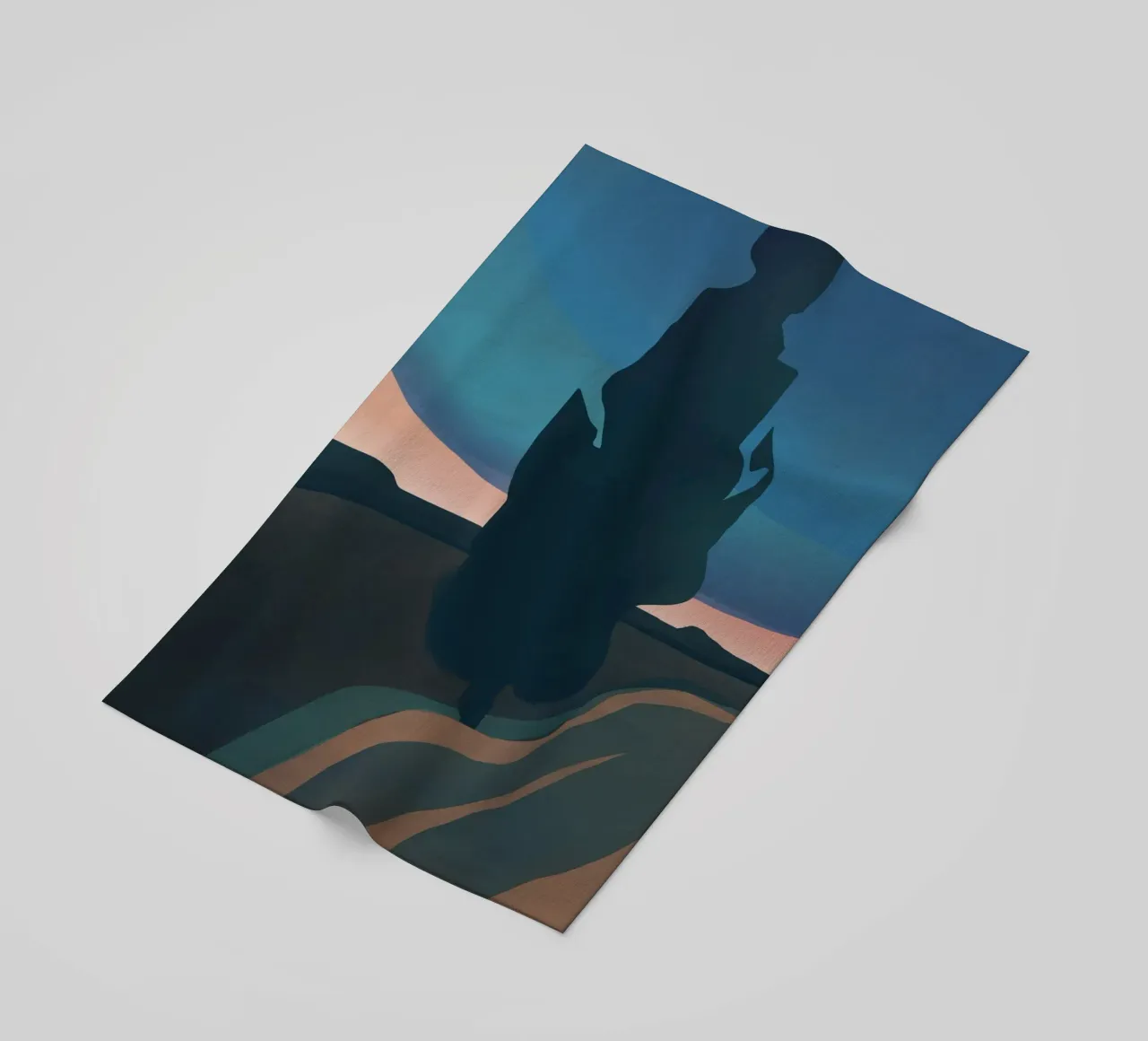 Albero della sera telo mare da Little Dean